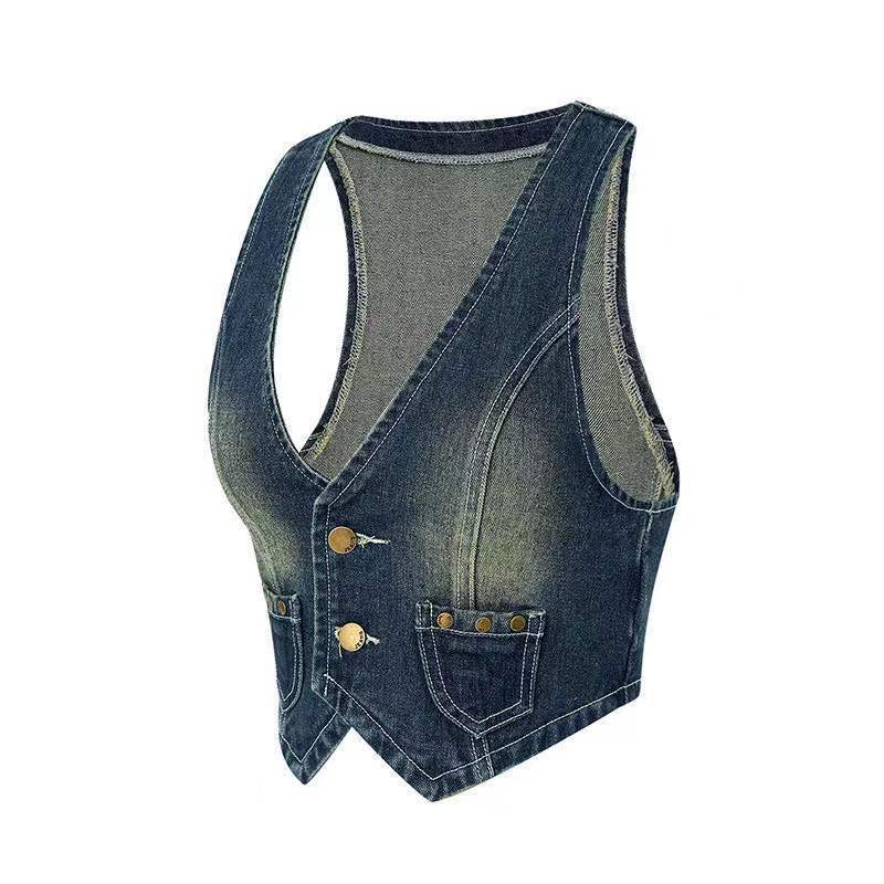 Denim Vest Detail
