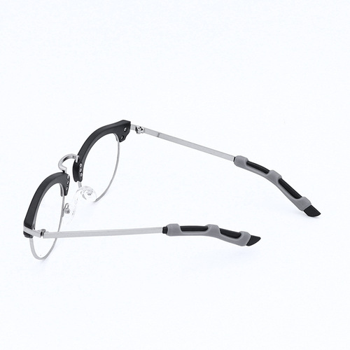 眼镜脚套软硅胶防滑套板材框架镜腿减压防掉防过敏胶套管耳托脚垫