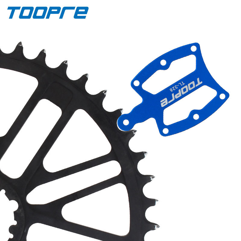 Medidor de Desgaste de Plato de Bicicleta de Aleación de Aluminio para Bicicleta de Montaña