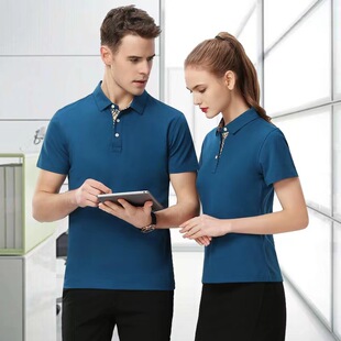 Activity lapel work clothes custom printing logo short sleeve enterprise work clothes polo culture advertising shirt factory clothes embroidery