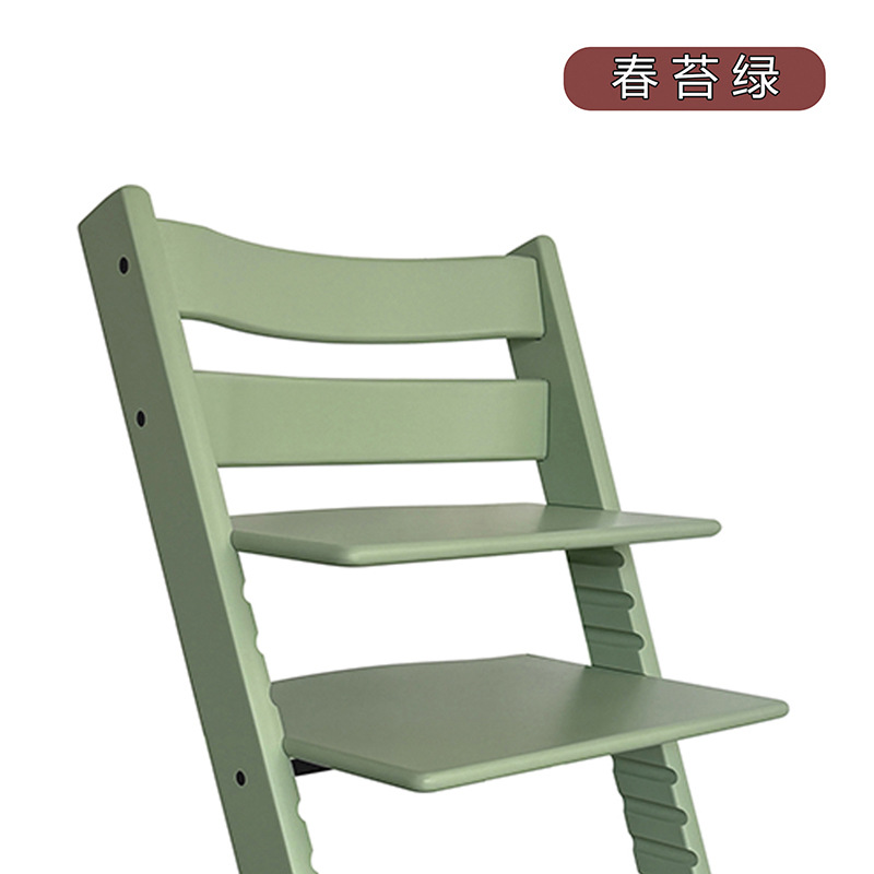 子供用成長椅子、ブナ材ベビーチェア、無垢材多機能調節可能な食事椅子セット、ベビーダイニングチェア、学習椅子