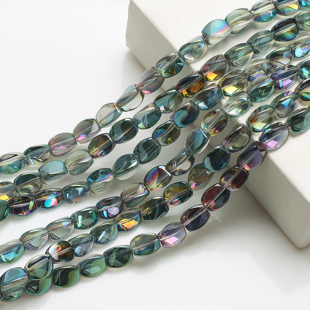 32g Weight Beads Jewelry Making Type 10 * 12mm Jewelry Making Size DIY Jewelry Accessories Classification 20 PCS/Package Quantity glass Material Irregular Pattern Plating Design Simple Style Style 20 PCS/Package 10 * 12mm Glass Irregular DIY Jewelry Accessories Beads 8