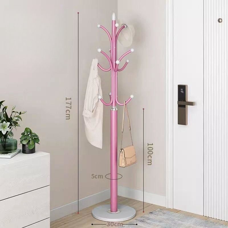 라이트핑크-12후크스타일+대리석 베이스