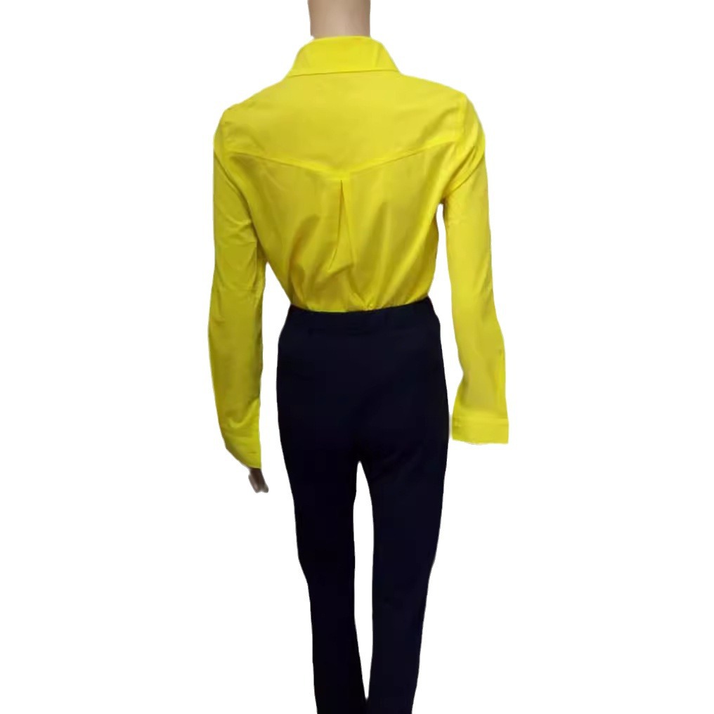 Aliexpress Wish Popular Long-Sleeved Shirt + Tight Casual Suit Women's Professional Suit Bandage Suit Pants