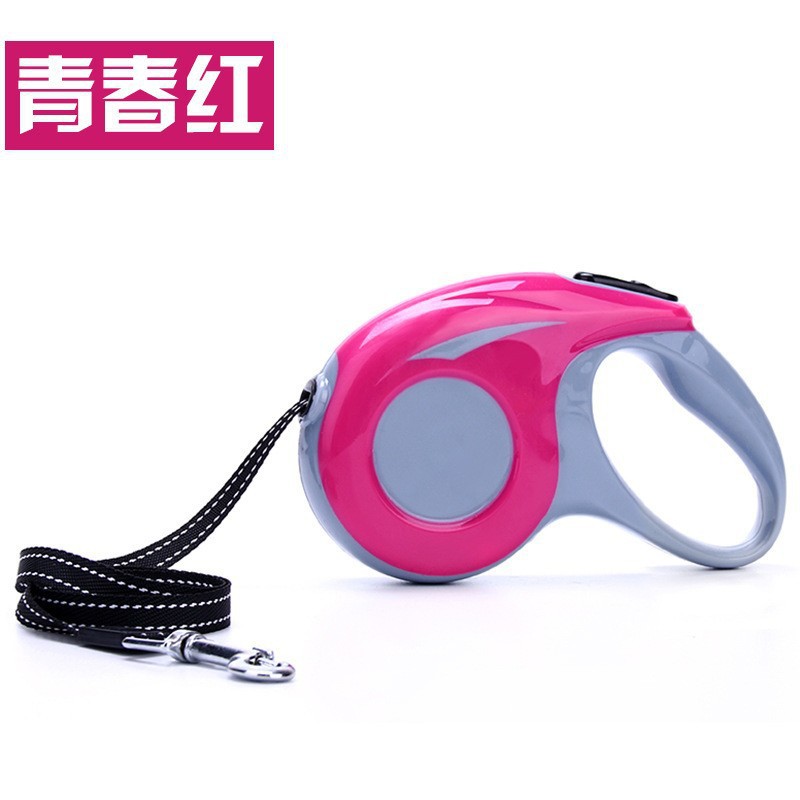 Cuerda de tracción retráctil automática explosiva de Amazon, correa para perros, cuerda para pasear al aire libre, cadena para perros, suministros para mascotas al por mayor