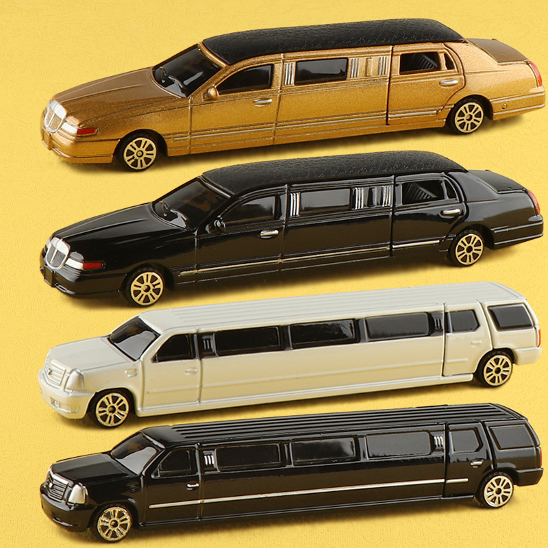 Miniature Extended Lincoln Cadillac Alloy Car Model with Opening Doors, Children's Toy Car Miniature Extended Lincoln Cadillac Alloy Car Model with Opening Doors, Children's Toy Car