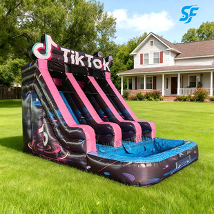 Inflatable Slide Pool Cross-Border Hot-Selling Children's Inflatable Castle Indoor Small Home Inflatable Water Park Equipment