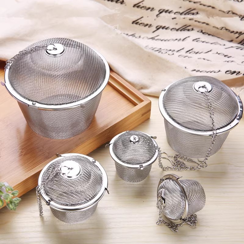 优质不锈钢调料球 调料球茶叶过滤网 茶隔煲汤渣火锅香卤料调味球