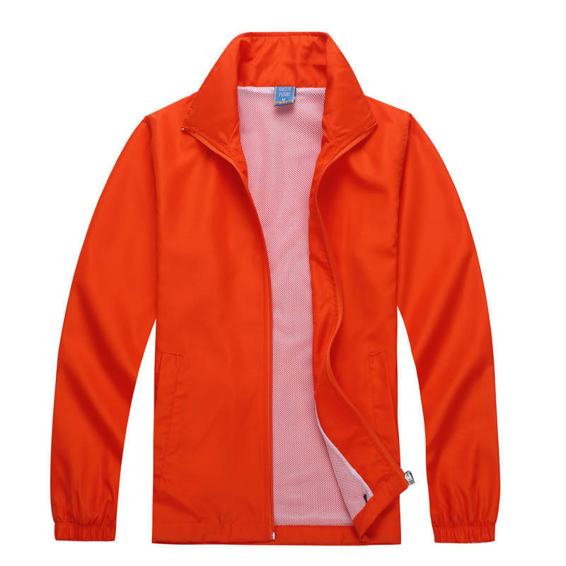 Factory direct spring and autumn long sleeve windproof coat work clothes cultural advertising shirt activity clothes custom windbreaker logo