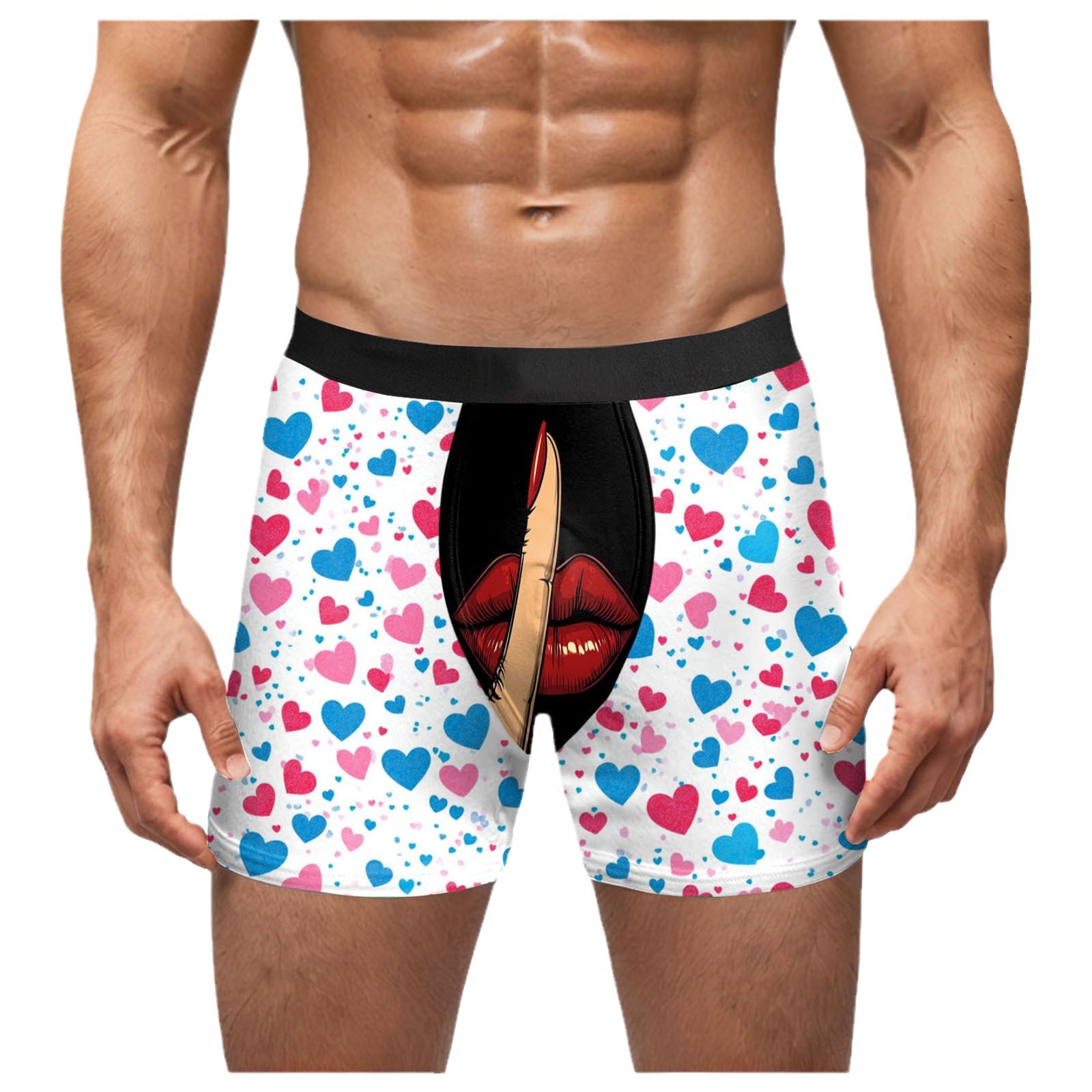 Ropa interior de hombre, bóxer, bóxer, pantalones cortos juveniles de cuatro estaciones de color sólido simples y divertidos MP01