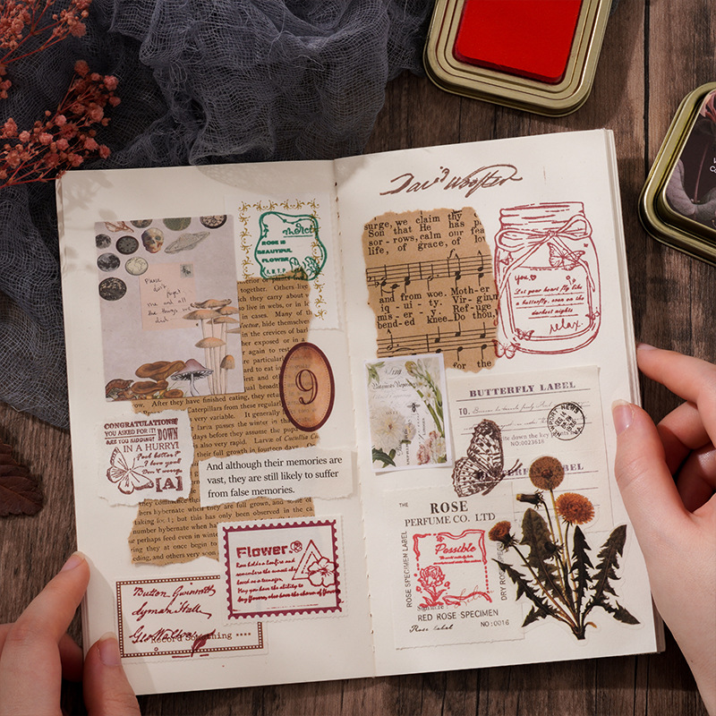 Barro antiguo, fragante, almohadilla de tinta aceitosa, caja de hierro, sello de cuenta manual de bricolaje, mesa de impresión aceitosa de fieltro retro transfronterizo especial