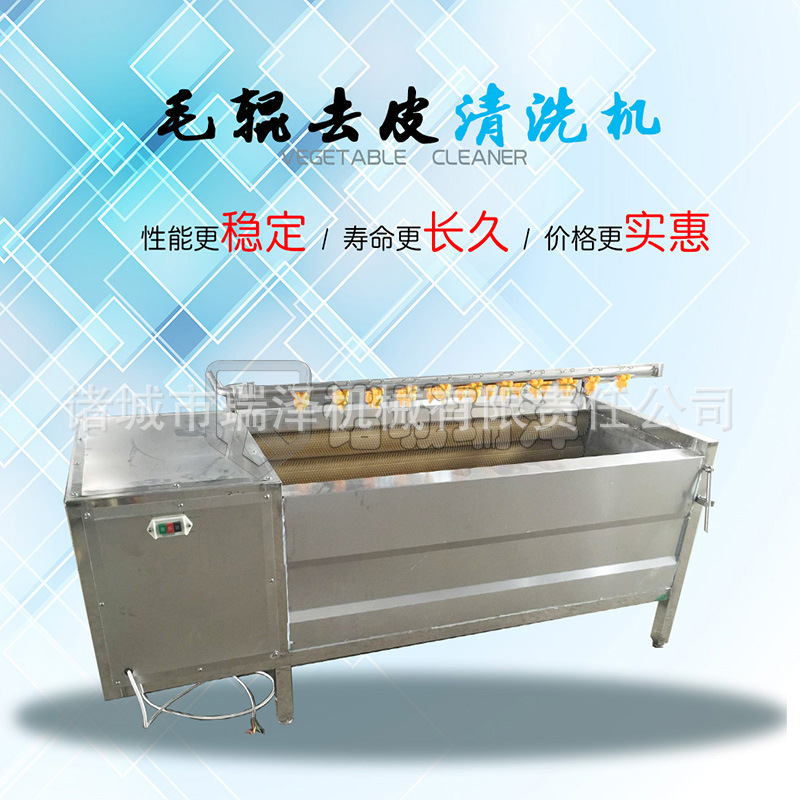新鲜药材土豆南瓜去皮机食品厂根茎类果蔬清洗去皮高效去皮