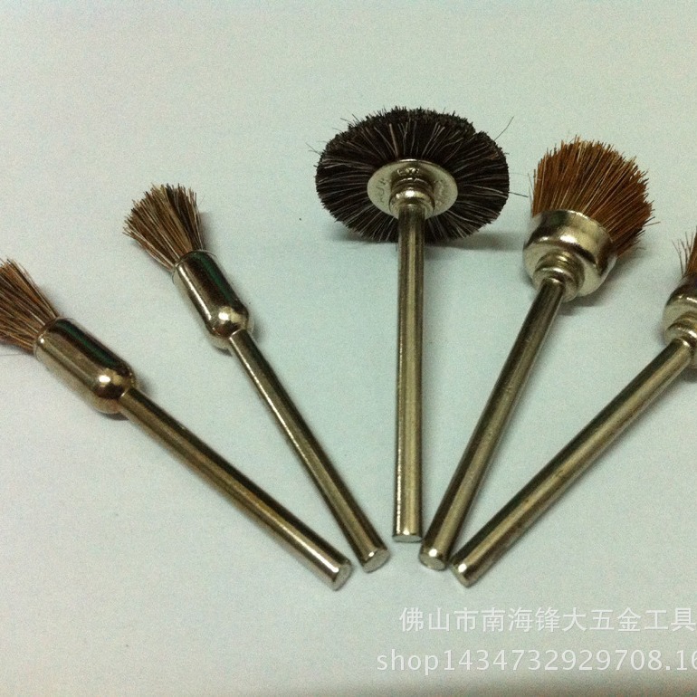 马毛刷 棕色抛光毛刷 去毛刺加工清洁刷