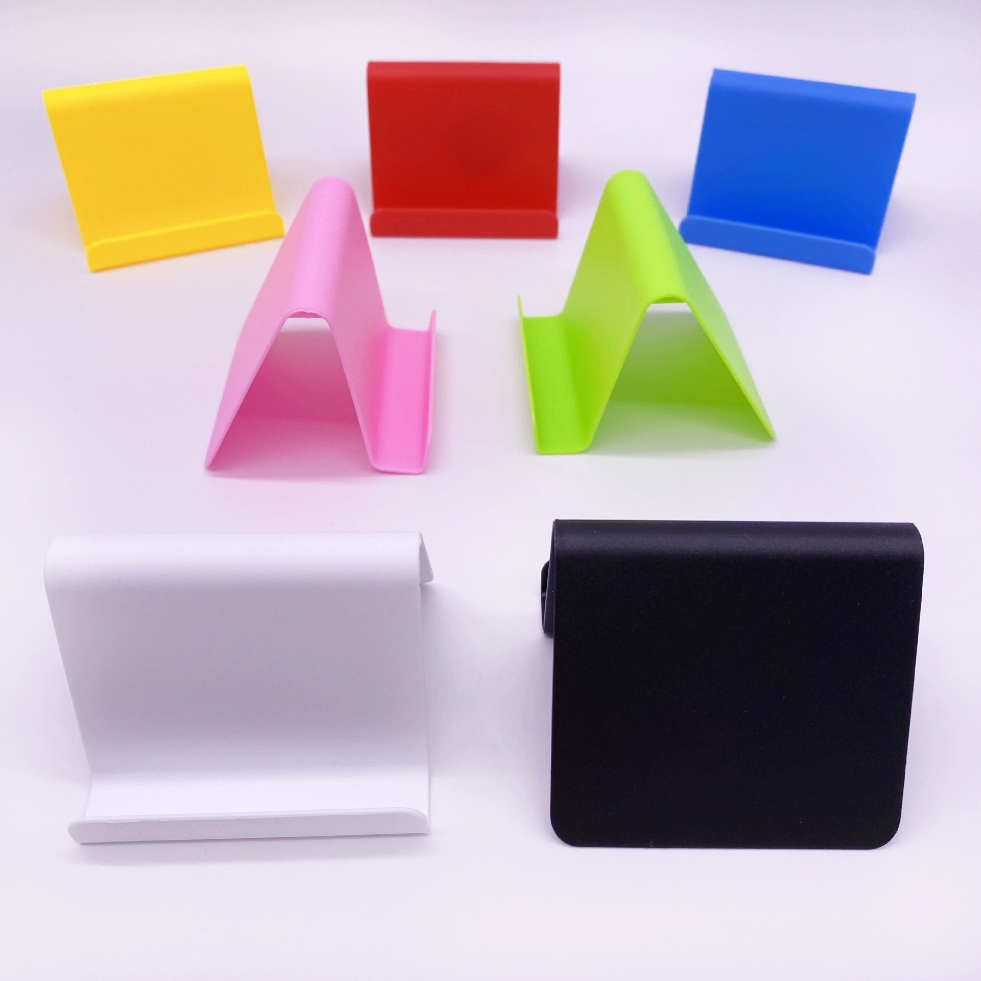 Портативный пластиковый держатель для мобильного телефона ленивый держатель артефакт маленький подарочный держатель может быть напечатан LOGO простой держатель для рабочего стола