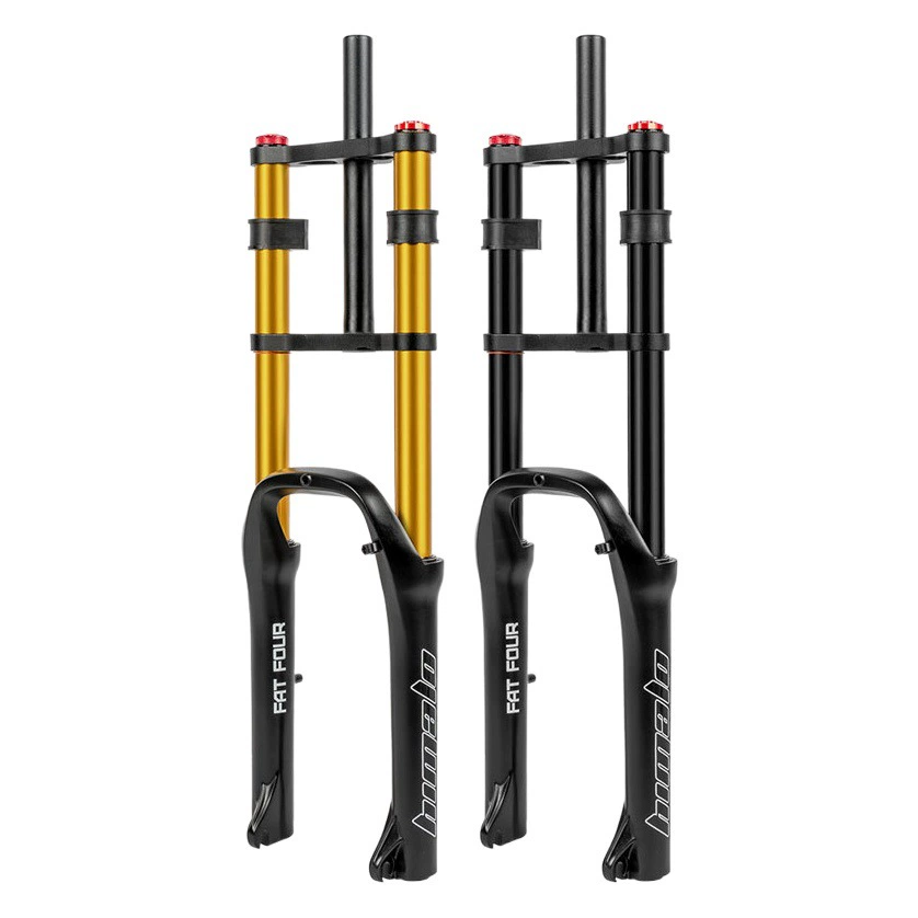 HIMALO Snowmobile ATV толстые шины давление масляная пружина амортизатор плечо Передняя вилка 20*4,0 Ширина вилки 135 мм