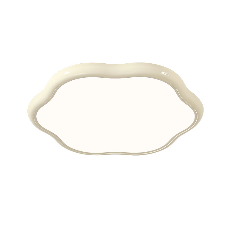Lámpara de techo francesa de viento crema minimalista moderna y simple lámpara de dormitorio principal lámpara de estudio ultra delgada L335