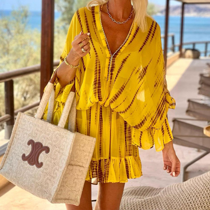 Women's Fashion Bohemian Short Print Dress O1CN017dundK2IuWbTRAWtP !!3605479346 0 Cib