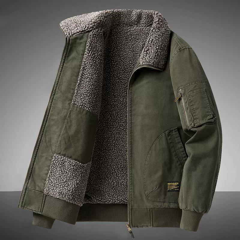 Warm colored soft jacket for leisure, 2024 years