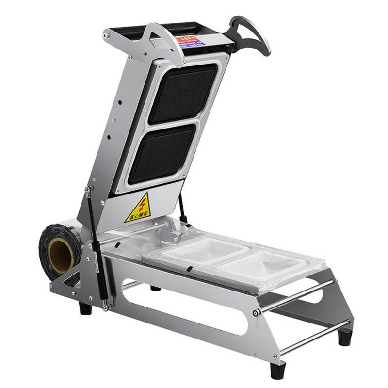 手动包装机封盒机小型商用锁鲜盒打包机外卖打包盒封口机封口膜