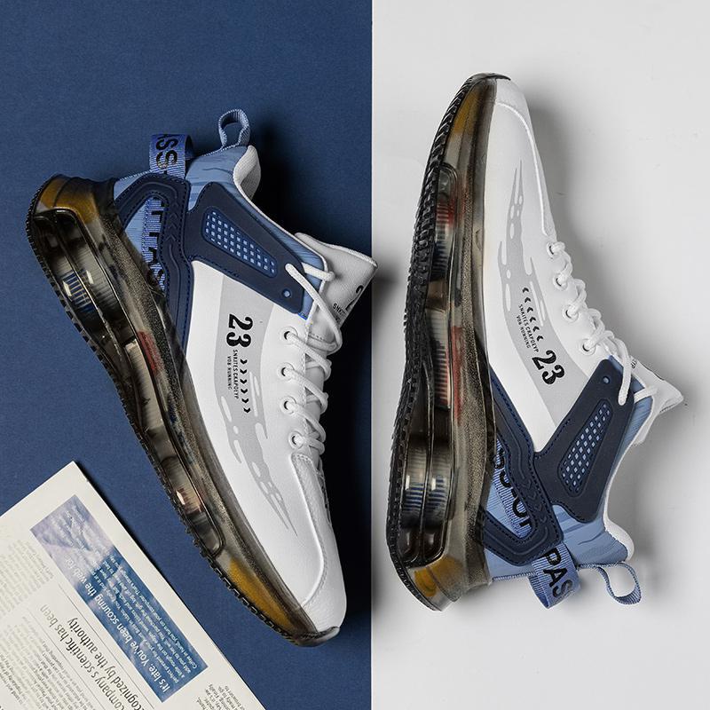 Men's shoes high-top shoes new air cushion trendy shoes men's shoes casual sneakers_voghion.com