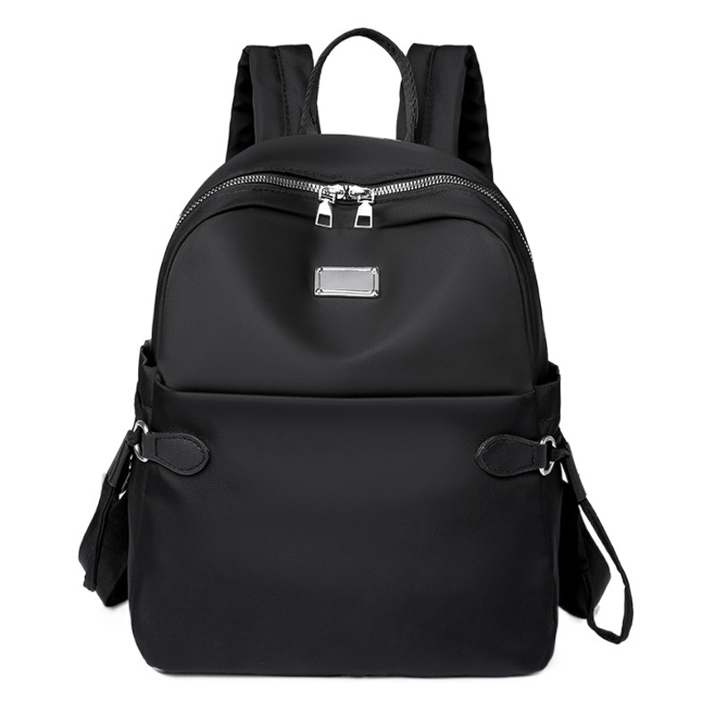 Transfronterizo al por mayor 2024 nueva mochila de nailon para mujer coreana simple y versátil mochila de viaje al aire libre marea