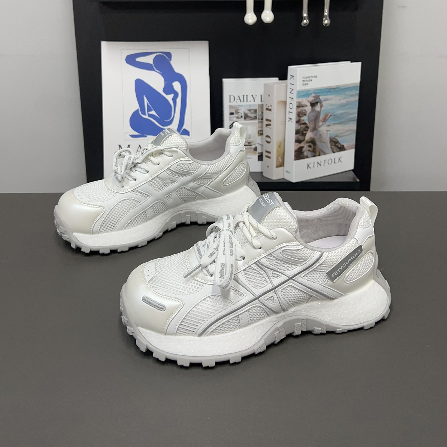 Women's Thick-soled Dad Sneakers That Make Feet Look Smaller, 2026 New...