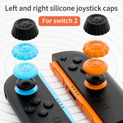 适用任天堂switch2硅胶摇杆帽 joycon手柄按键硅胶帽 NS2保护套盖