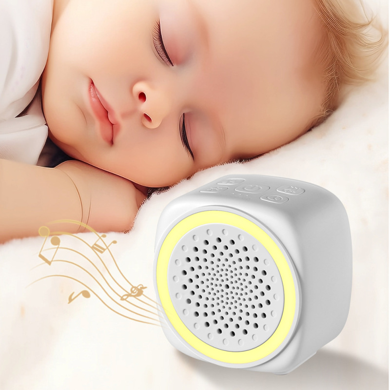新商品の七色ランプの白い騒音の睡眠計の白い騒音の音の音の音の音は赤ちゃんの睡眠計の音楽の明かりの睡眠計をなだめます。|undefined
