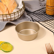 汉堡模具金色不沾圆形芝士乳酪小蛋糕烘焙工具家用烤箱烤面包模具