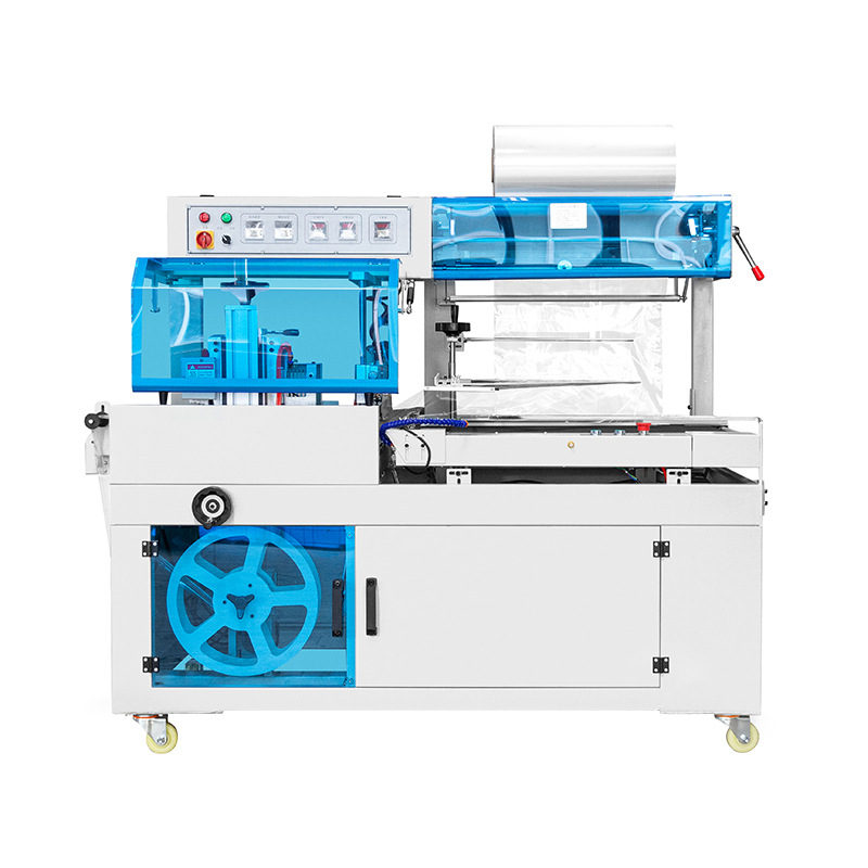 Máquina automática de sellado y corte máquina de envasado de película retráctil caliente caja de regalo de bebidas cosméticas máquina de sellado de borde termoplástico