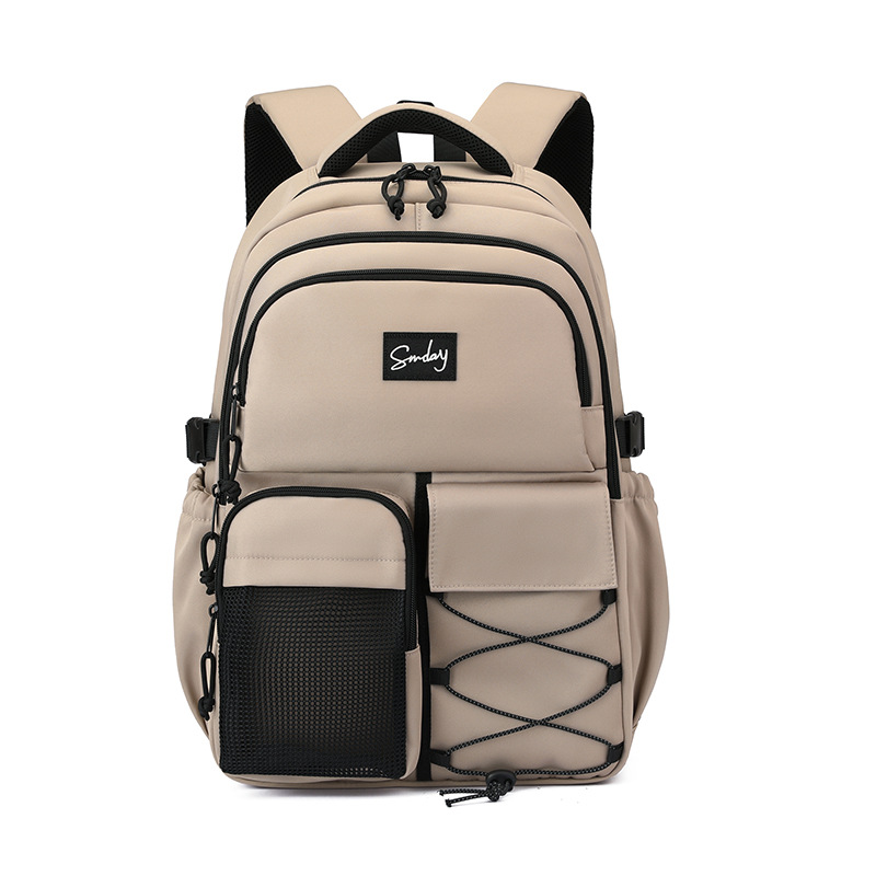 Mochila de moda para estudiantes de secundaria 6 - 9 grados mochila de hombro ligera de ocio de gran capacidad para niños de escuela primaria