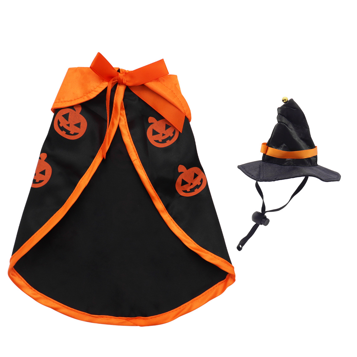Sombrero de capa de Halloween para mascotas transfronterizas, perro pequeño y mediano, ropa de perro Teddy Corgi, manto de transformación para mascotas