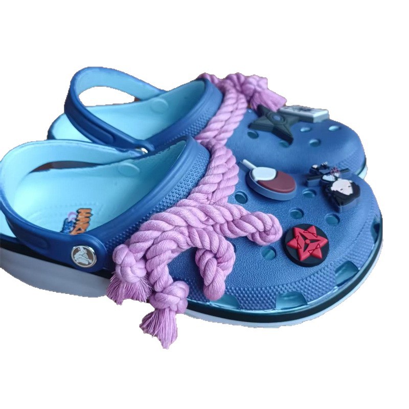 Nuevos zapatos Dongdongdiy accesorios Naruto Zhibo Sasuke zapatos de playa para hombres y mujeres fabricantes de comercio exterior transfronterizo al por mayor