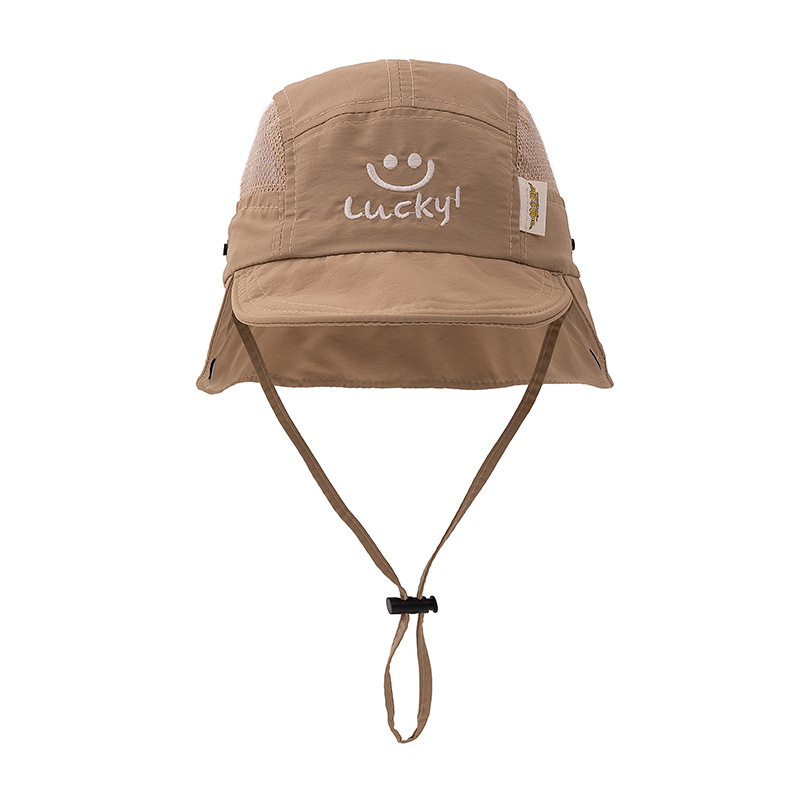 Sombrero de bebé estilo fino de verano, gorro de chal de secado rápido transpirable, gorro de visera para bebés, gorro de protección solar para niños y niñas