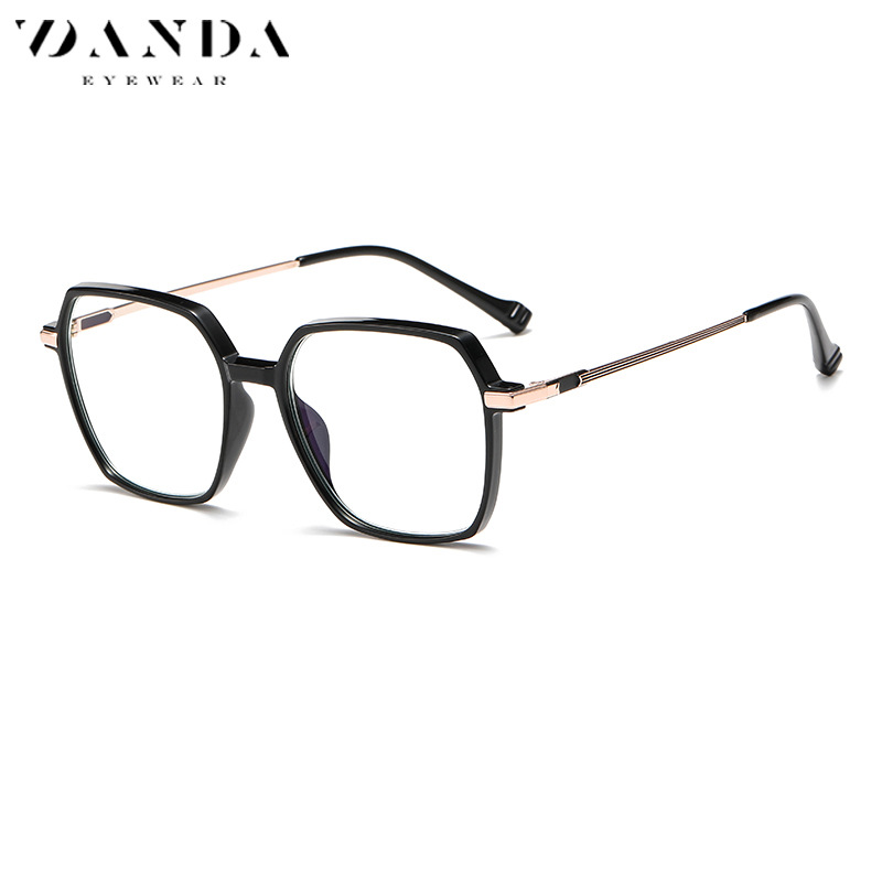 2022 nuevas gafas enmarcan los hombres de moda multilateral llano gafas lisas de las mujeres TJ803 ultra-ligero TR90 anti-azul gafas de luz