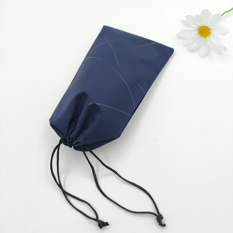 Bolsas de gafas de sol bolsas de almacenamiento negras bolsas de gafas de sol de alta calidad bolsa de polvo en stock de fábrica