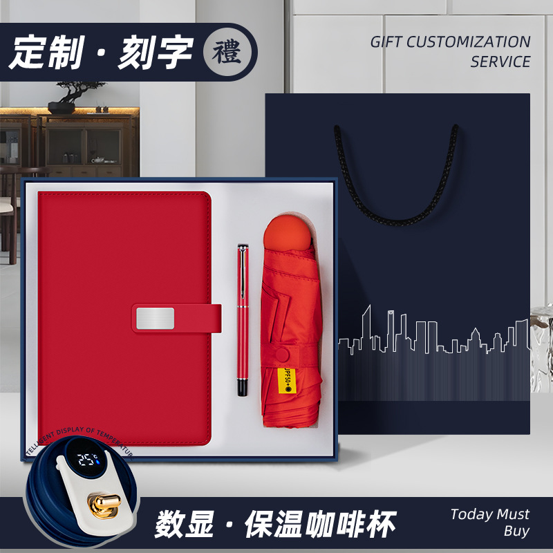 Reunión anual de la compañía Regalos comerciales Logo personalizado Oficina Reunión de la campaña de promoción para enviar regalos de mano a los clientes