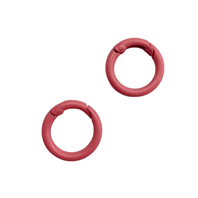 Accesorios de joyería de bricolaje anillo de resorte de color de aleación de zinc anillo de conexión anillo de libro de cupón de tarjeta en stock venta directa de fábrica al por mayor image 10