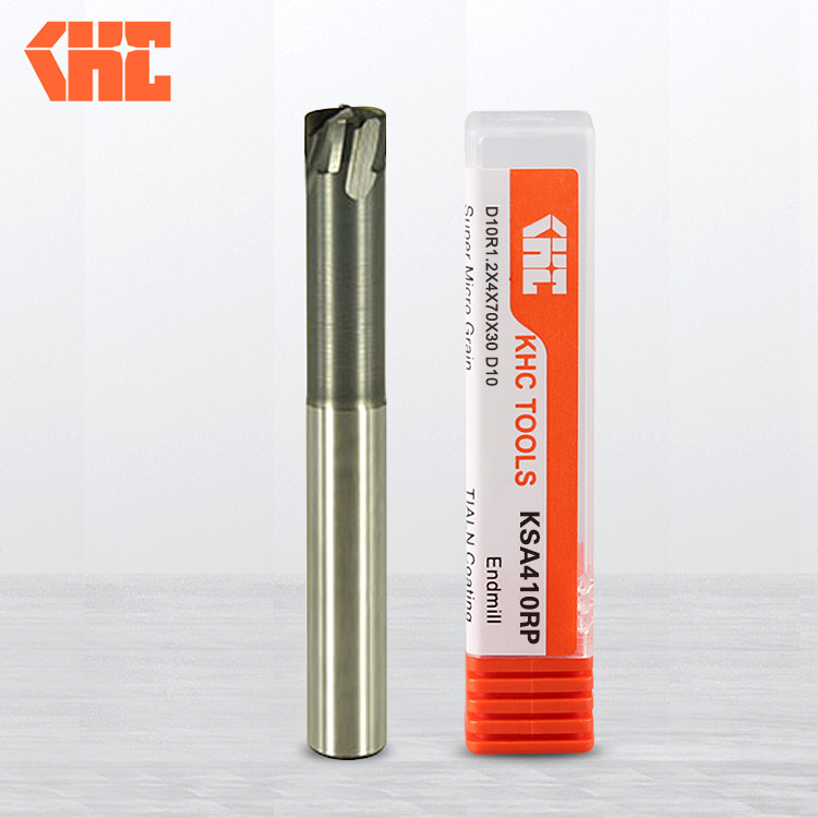 65度粗加工大进给高转速小切深4刃钨钢短刃铣刀刀具涂层耐磨涂层