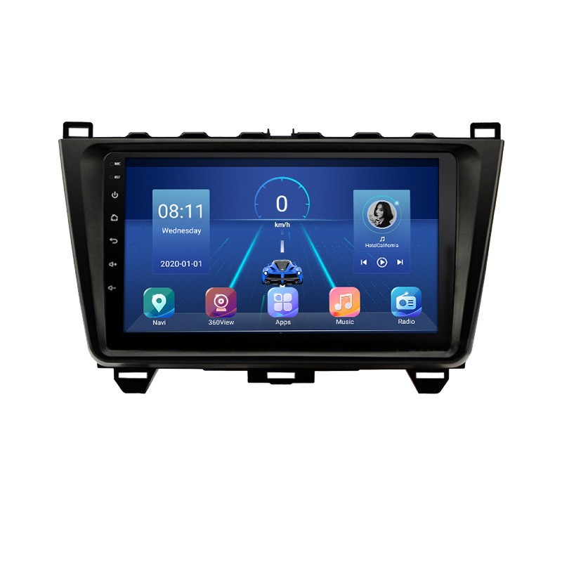 Aplicable a Mazda 6 Ruiyi Android reproductor de navegación MP5 coche Radio 4 + 64 incorporado Carplay