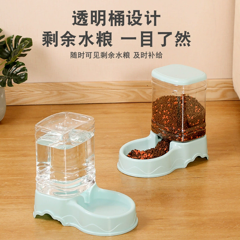 Трансграничный диспенсер для воды для кошек и собак автоматический диспенсер для корма 3,8 л большой емкости количественные комбинированные корма для домашних животных