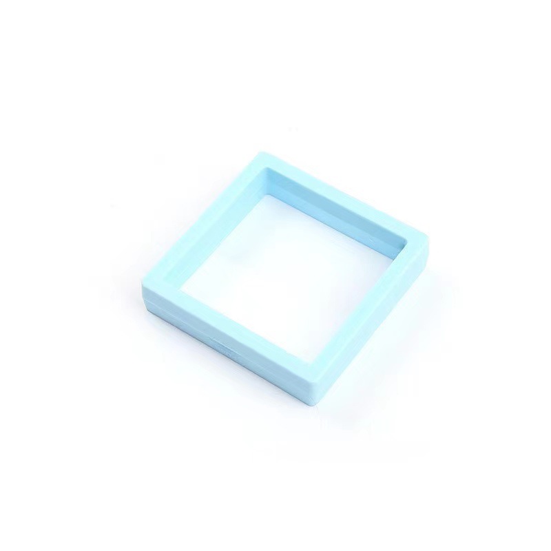 Caja de joyería PE caja de almacenamiento de brazaletes caja de exhibición de joyería caja de suspensión caja de película de papel elástica transparente para usar armadura