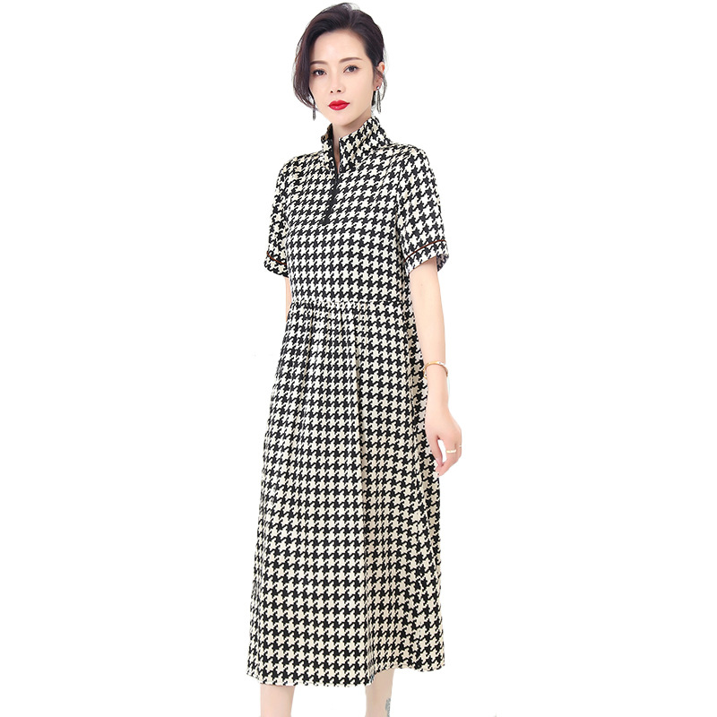 B5181 2960K VÁY ĐẦM LIỀN THÂN NỮ HANTDC DÁNG ÔM BODY GỢI CẢM SEXY KẺ CARO MÙA HÈ HỌA TIẾT HOA THỜI TRANG NỮ LỤA TƠ TẰM G06 SẢN PHẨM MỚI