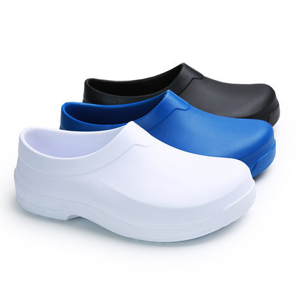 Chef shoes anti-slip shoes waterproof canteen anti-oil shoes food factory electronic factory clean room shoes work shoes comfortable with insoles