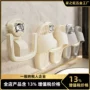 壁挂式浴室收纳打孔拖鞋架