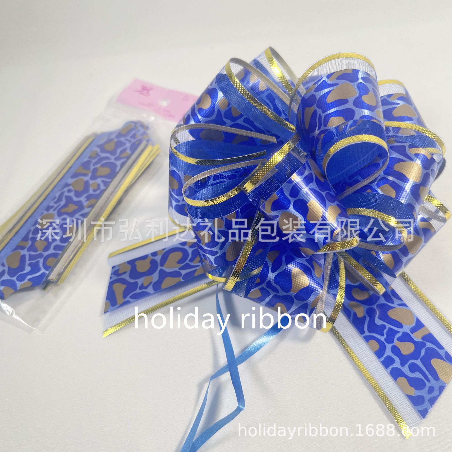 Materiales de embalaje de flores de impresión de flores PP grandes flores de bola arco de flores de mano venta caliente transfronteriza