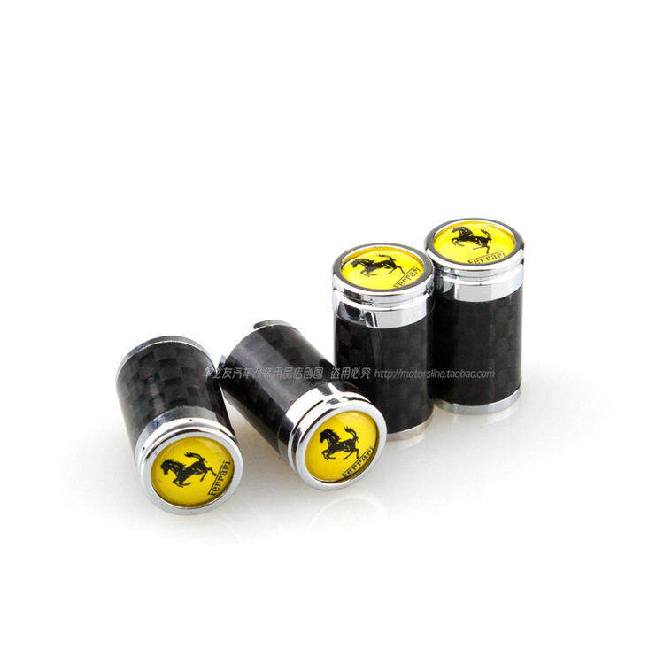 Suitable for Ferrari valve caps, F430 tire valve caps, F12 valve core covers, and F458 modification accessories