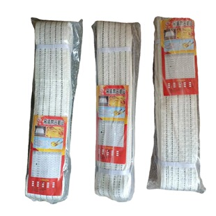 White flat lifting belt 1T 2T 3T 5T lifting belt white synthetic fiber crane lifting belt