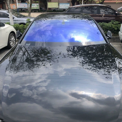 Automotive Film — red explosions chameleon purple light