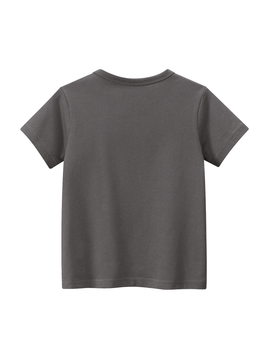 27kids ropa para niños 2025 verano nuevo estilo para niños camiseta de manga corta ropa para niños suministro transfronterizo de una pieza